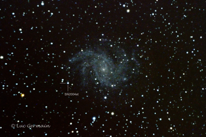 NGC6946 et SN2004et